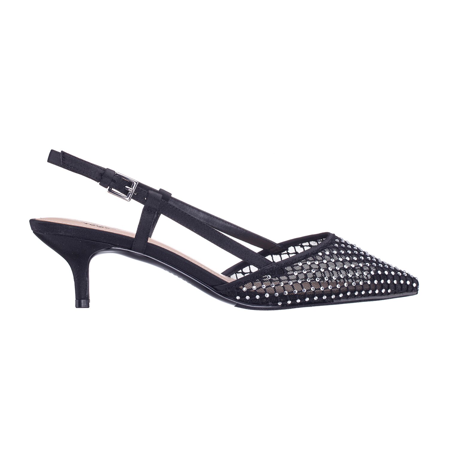 I. Miller Sama Womens Pointed Closed Toe Kitten Heel Pumps