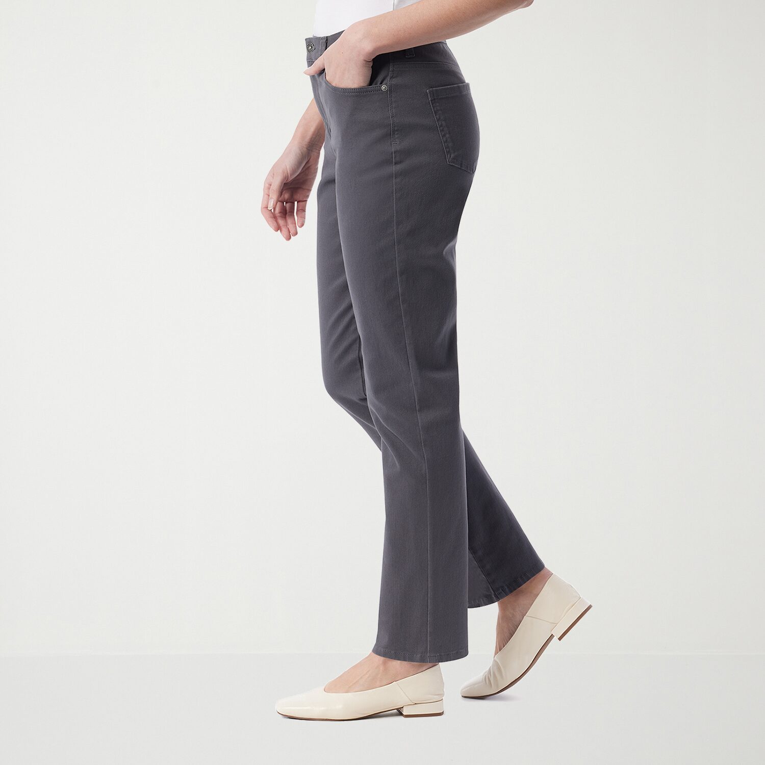 Gloria Vanderbilt Amanda Womens High Rise Straight Leg Jean