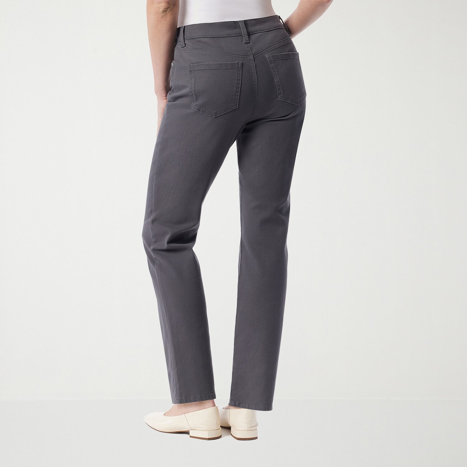 Gloria Vanderbilt Amanda Womens High Rise Straight Leg Jean