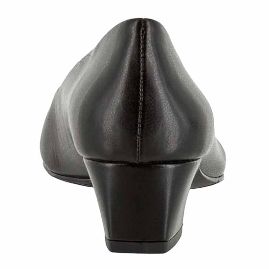 Easy Street Prim Womens Round Closed Toe Block Heel Pumps