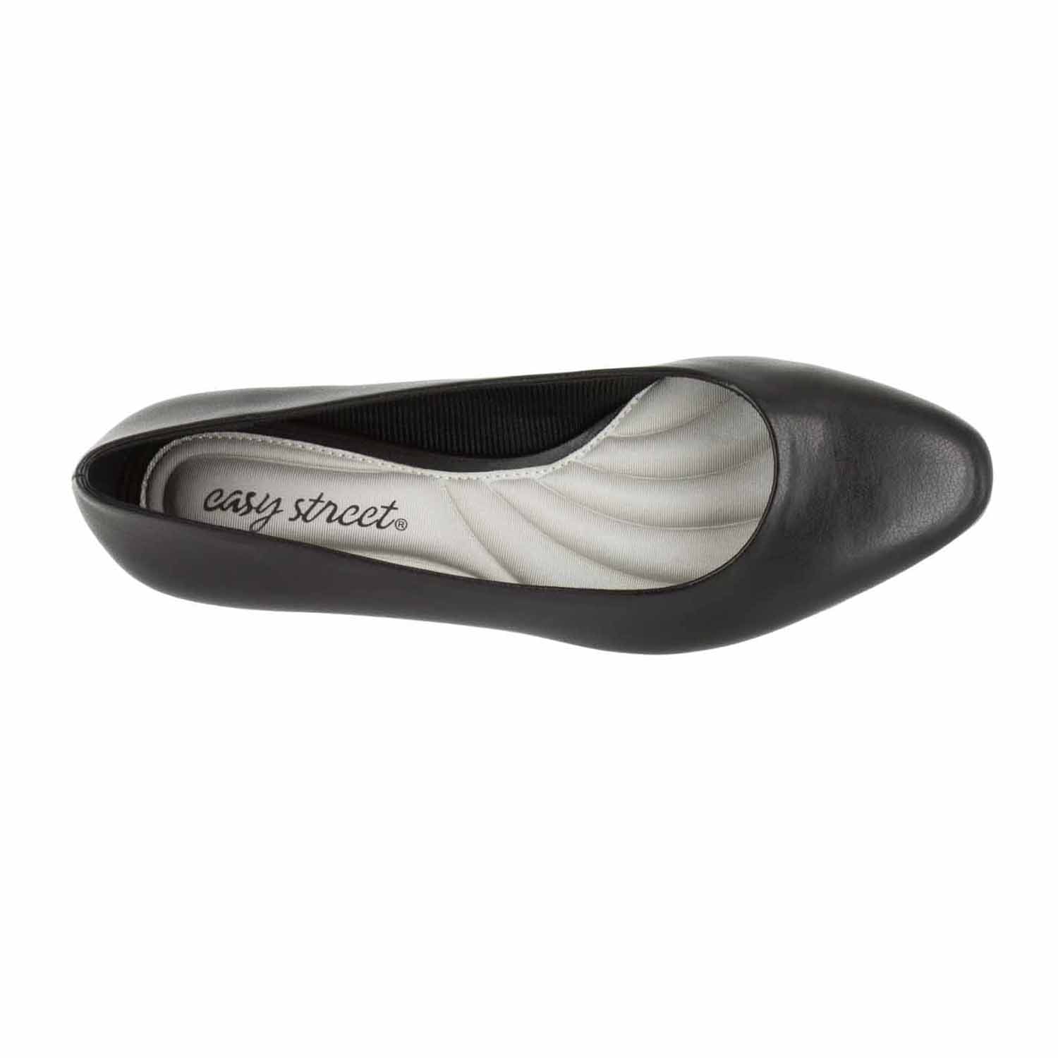 Easy Street Prim Womens Round Block Heel Pumps
