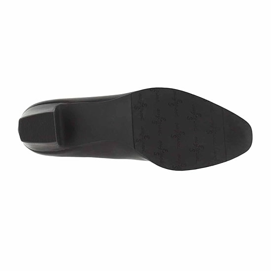 Easy Street Prim Womens Round Closed Toe Block Heel Pumps