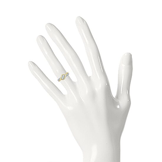 Womens 1/4 CT. T.W. Natural White Diamond 10K Gold Cocktail Ring