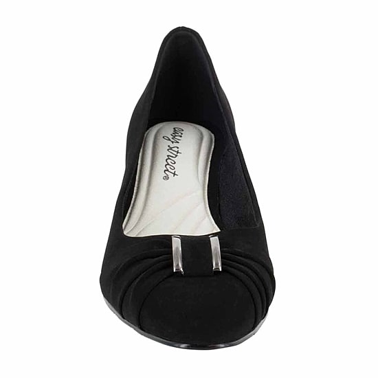 Easy Street Eloise Womens Round Closed Toe Block Heel Pumps