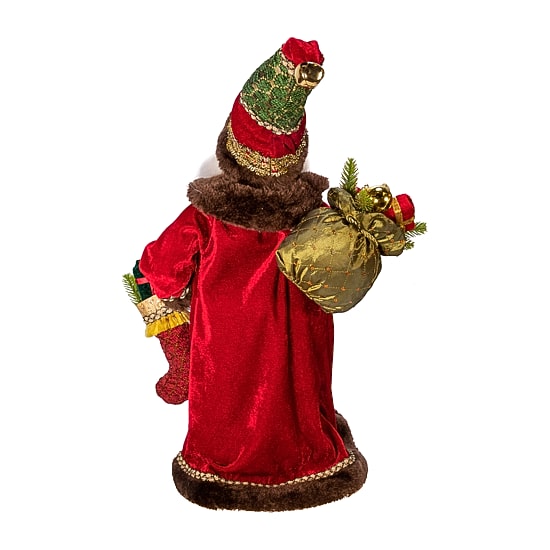 Kurt Adler 18-Inch Kringle Klaus Elegant Christmas Santa Figurine