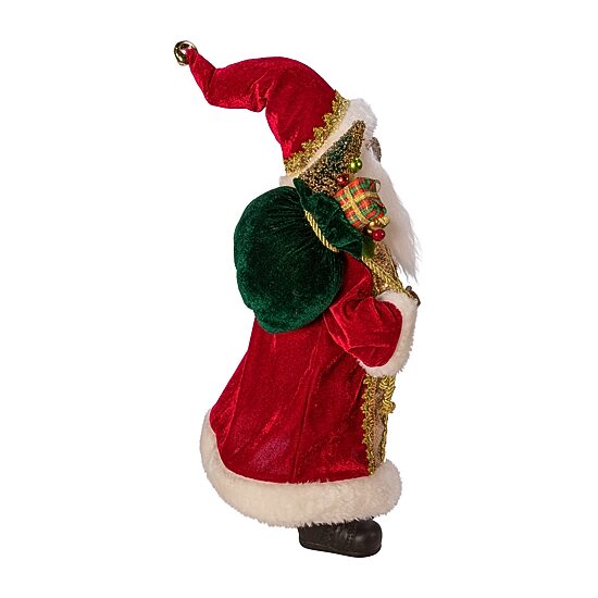 Kurt Adler 18-Inch Kringle Klaus African American Christmas Santa Figurine