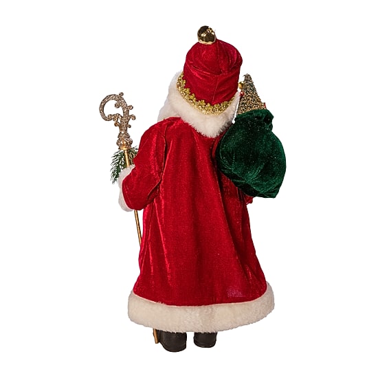 Kurt Adler 18-Inch Kringle Klaus African American Christmas Santa Figurine