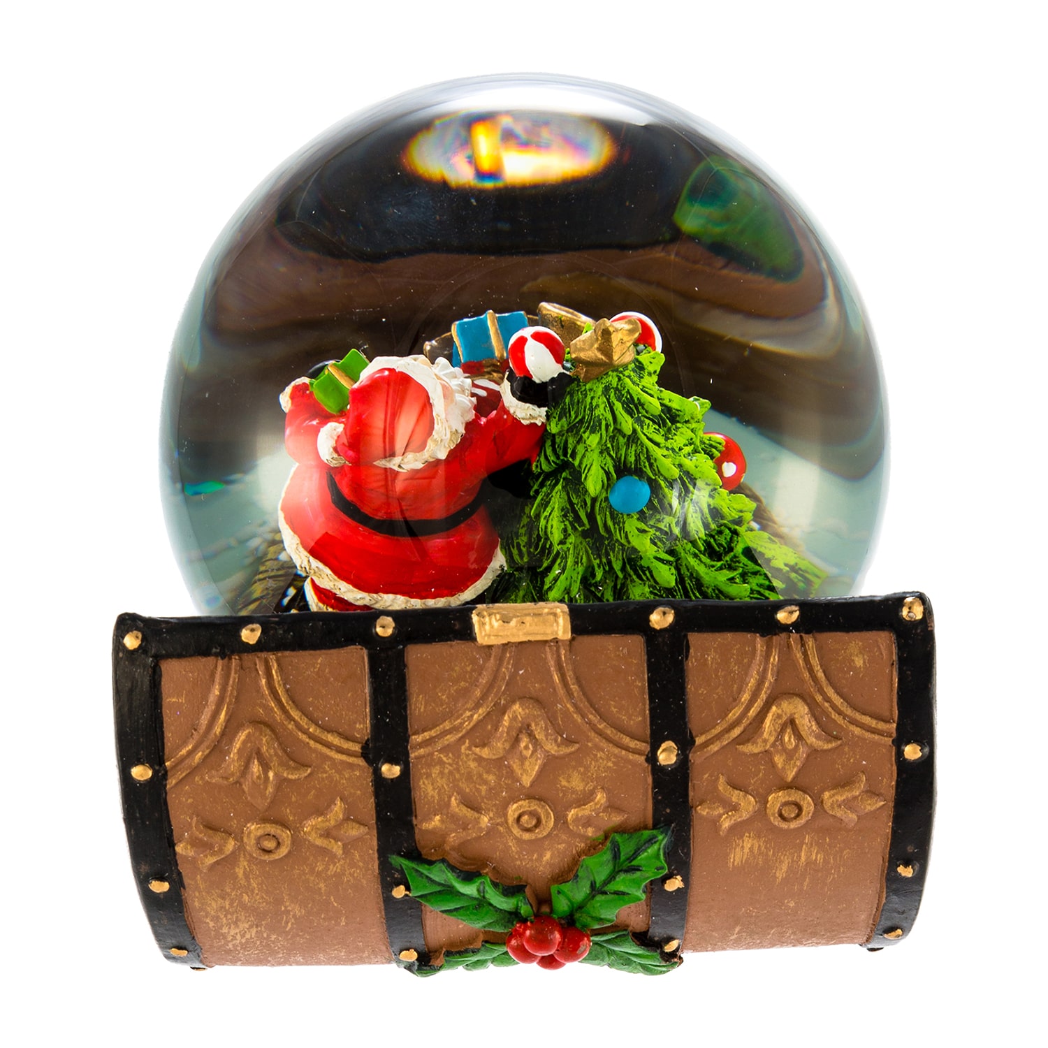 Kurt Adler 100mm Santa Musical Water Globe Snow Globes