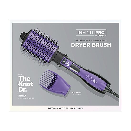 Conair Infinite Pro Knot Dr Detangling Hot Air Brush Hot Air Brush