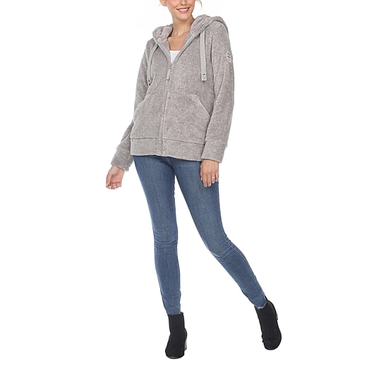 White Mark Womens Hooded Midweight Quilted Coat