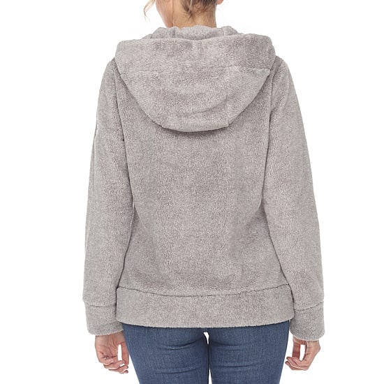 White Mark Womens Hooded Midweight Quilted Coat
