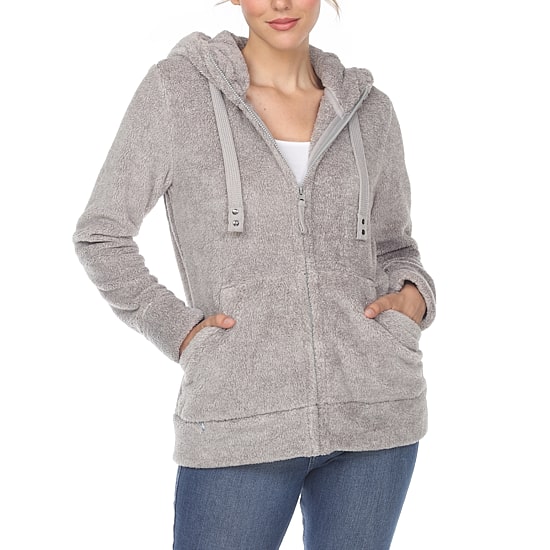 White Mark Womens Hooded Midweight Quilted Coat