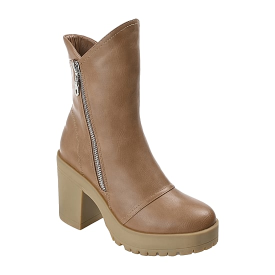 Journee Collection Womens Jaquie Block Heel Booties