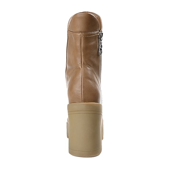 Journee Collection Womens Jaquie Block Heel Booties