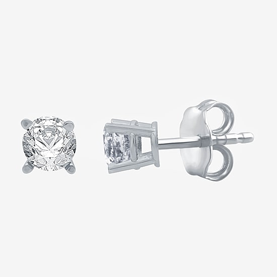 5/8 CT. T.W. Natural White Diamond 10K Gold 4.3mm Stud Earrings