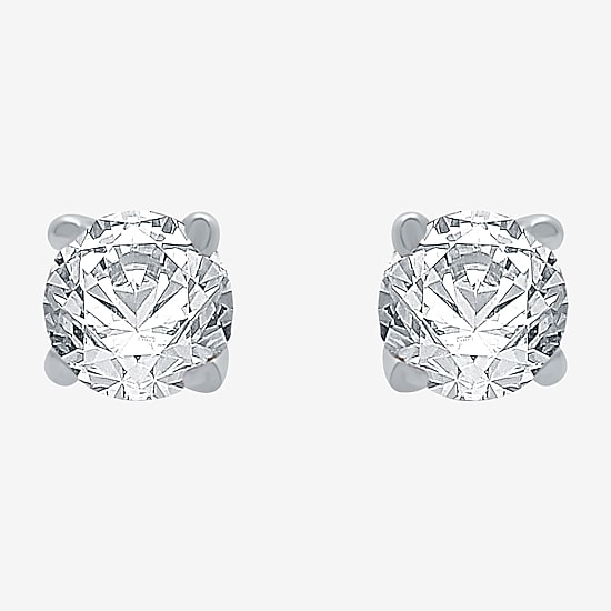 ( G/SI1-SI2 ) 1/4 CT. T.W. Lab-Grown Diamond 14K Gold Round Stud Earrings