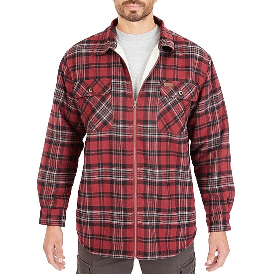 Smiths Workwear Sherpa Flannel Mens Midweight Work Jacket