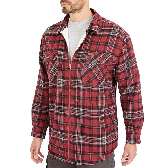 Smiths Workwear Sherpa Flannel Mens Midweight Work Jacket