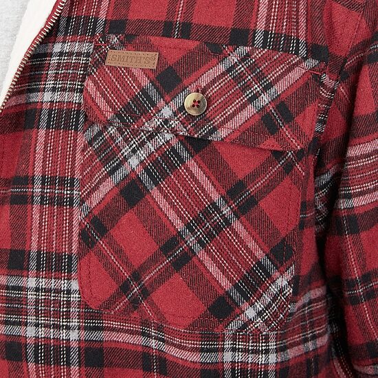 Smiths Workwear Sherpa Flannel Mens Midweight Work Jacket