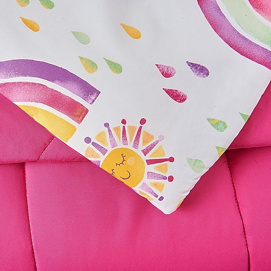 Urban Playground Rainbows Suns Reversible Comforter Set