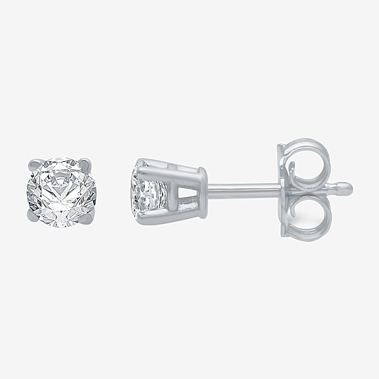 Classic Collection 1/4 CT. T.W. Natural White Diamond 10K Gold 3.2mm Stud Earrings