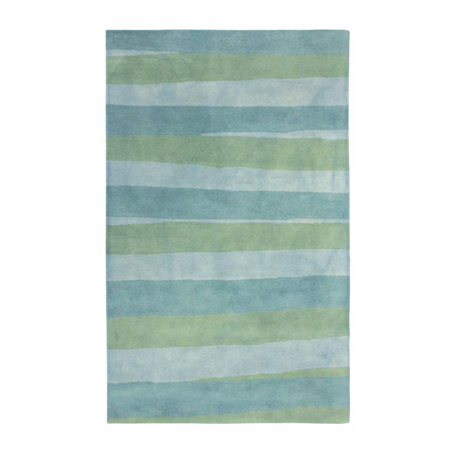Liora Manne Piazza Stripes Hand Tufted Wool Indoor Rectangular Area Rug