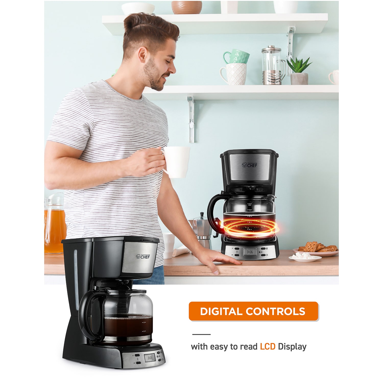 Commercial Chef Drip Coffee Maker