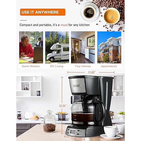 Commercial Chef Drip Coffee Maker