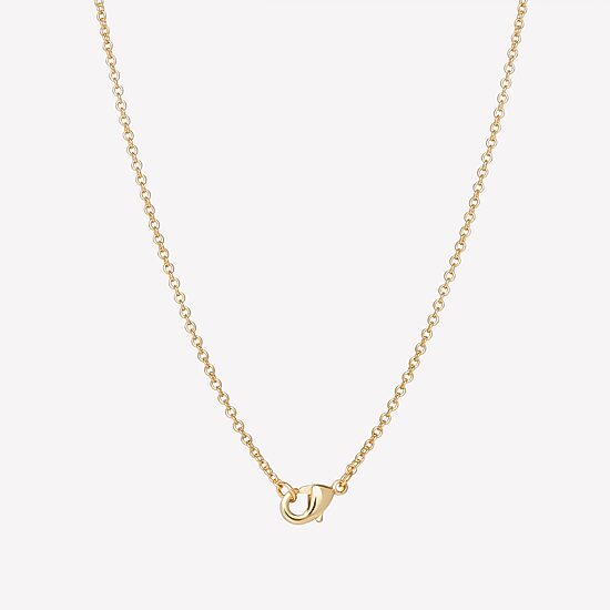 Hello Kitty Womens Crystal 18K Gold Over Brass Heart 18 Inch Pendant Necklace