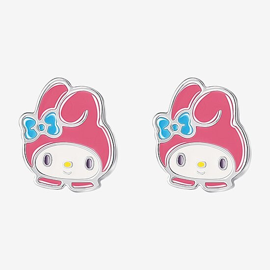Womens Hello Kitty Kuromi My Melody 2 Pair Earring Set