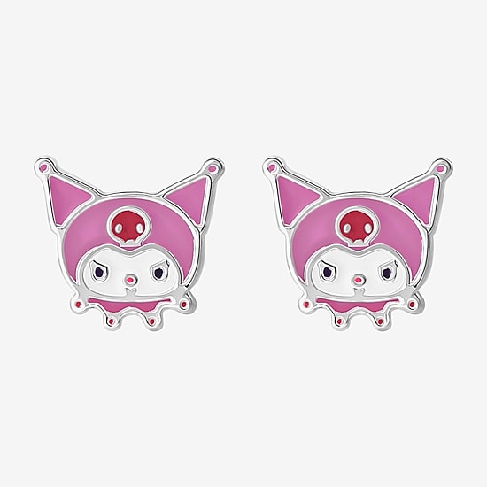 Womens Hello Kitty Kuromi My Melody 2 Pair Earring Set