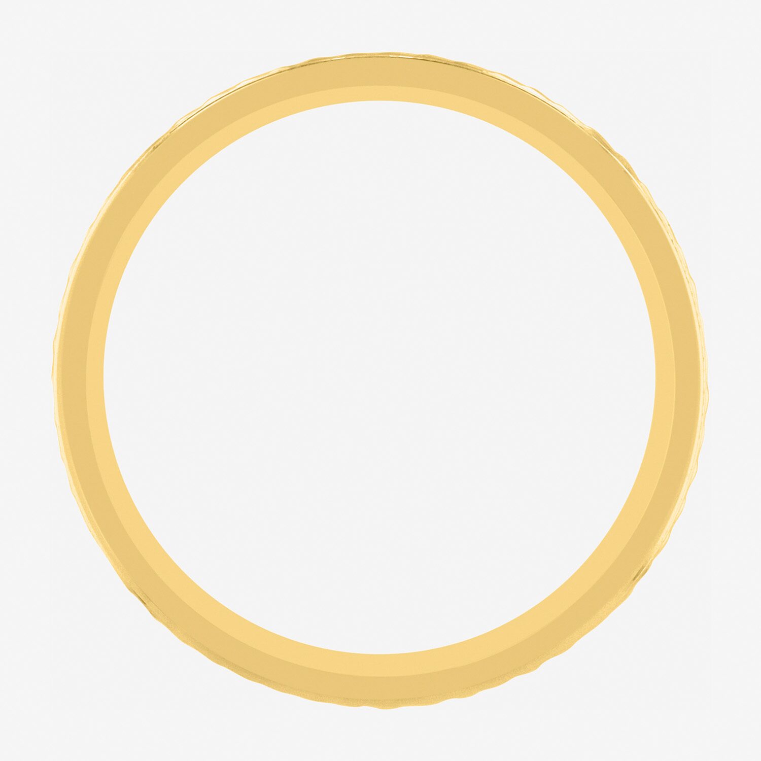 Mens 6MM 14K Gold Over Silver Wedding Band