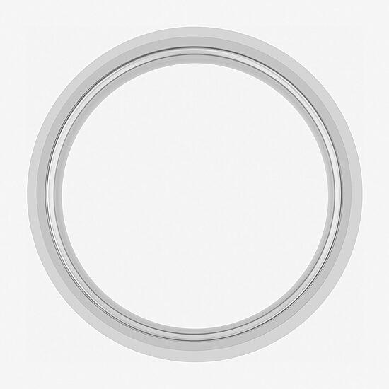 Mens 6MM Natural Diamond Tungsten Wedding Band