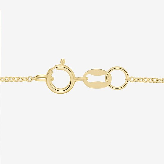 Yes, Please! Womens Lab Created Pink Sapphire 14K Gold Over Silver 18 Inch Pendant Necklace