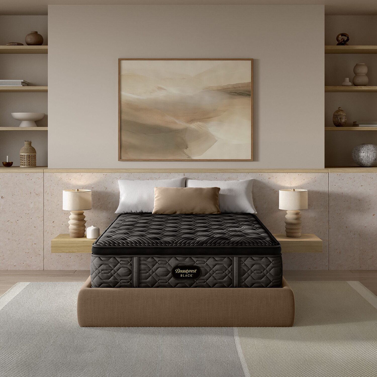 Beautyrest Black Series One 14.5" Plush Pillow Top - Mattress Only