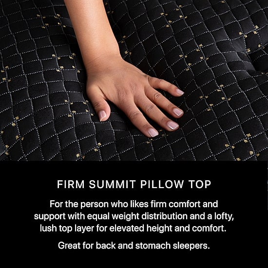 Beautyrest Black Series Four 17.5" Firm Summit Pillow Top - Mattress Only