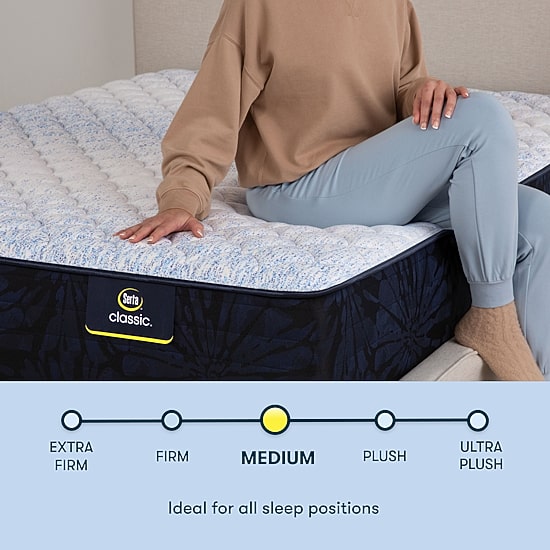 Serta Classic Pixie 11.5" Medium Tight Top - Mattress Only