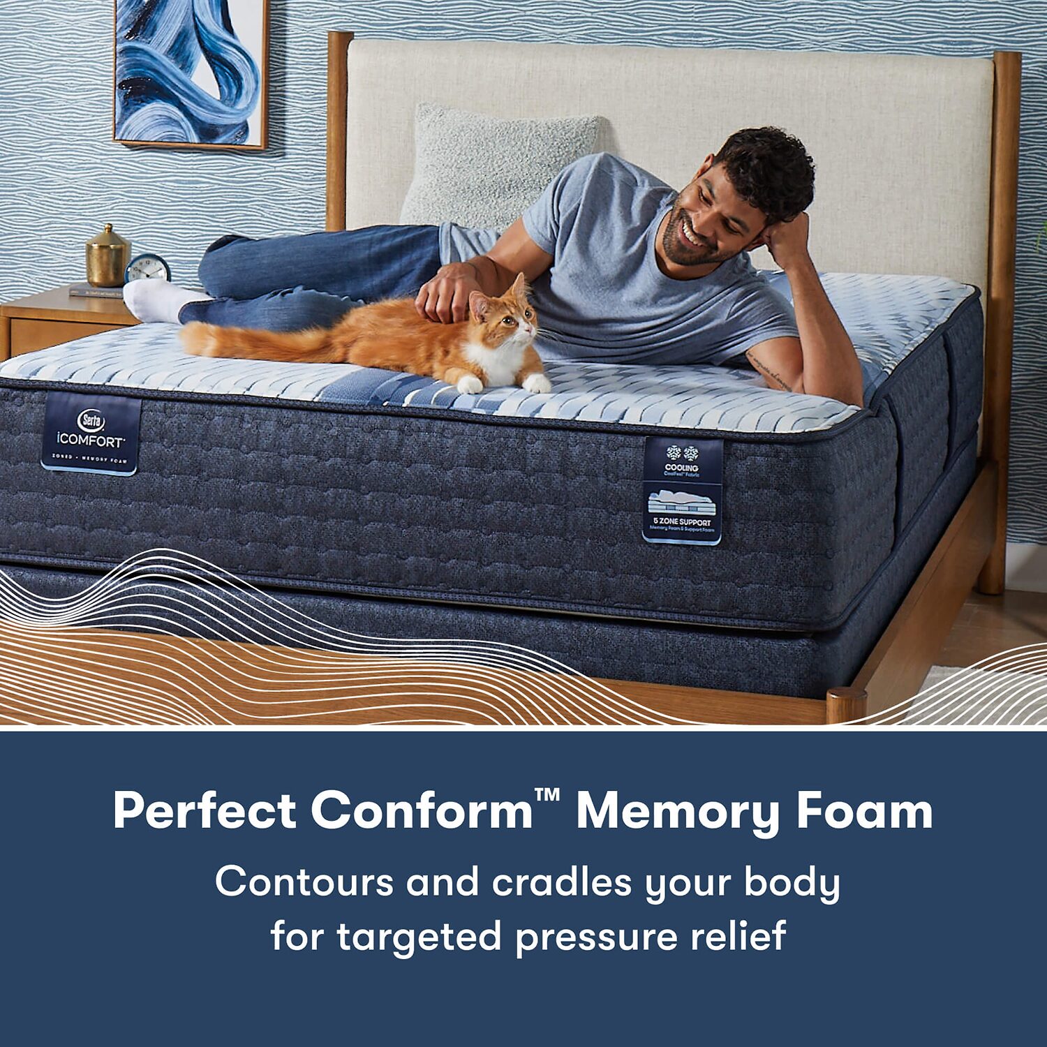 Serta iComfort Aveda 12" Medium Memory Foam Tight Top