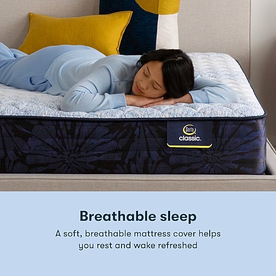 Serta Classic Andria 12.5" Plush Euro Top - Mattress + Box Spring