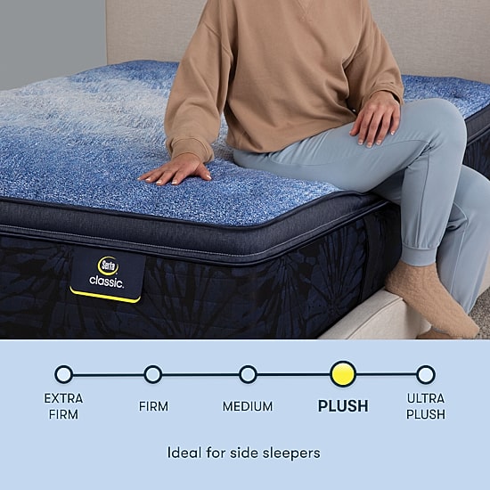 Serta Classic Exclusive 14.5" Plush Pillow Top - Mattress + Box Spring