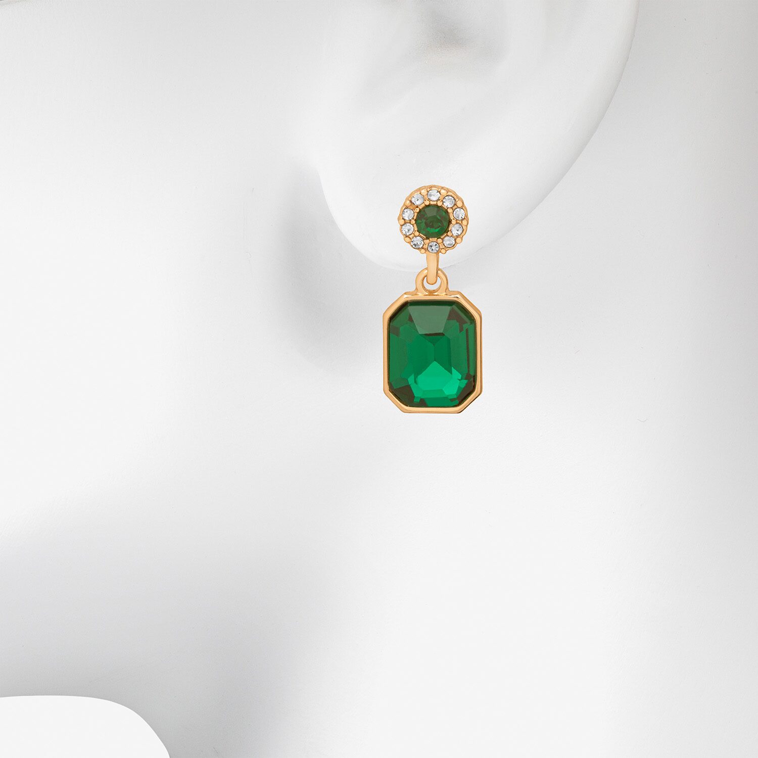 Bijoux Bar Delicates Womens Glass Drop Earrings