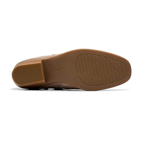 Clarks Womens Block Heel Booties
