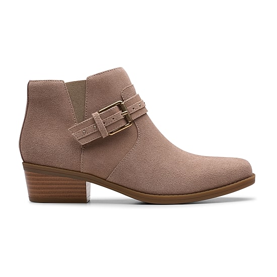 Clarks Womens Block Heel Booties
