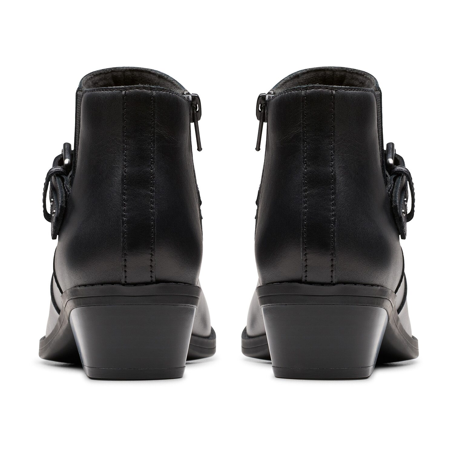 Clarks Womens Block Heel Booties