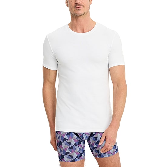 Jockey Mens 2 Pack Short Sleeve Crew Neck MOISTURE_WICKING T-Shirt Plus Tall