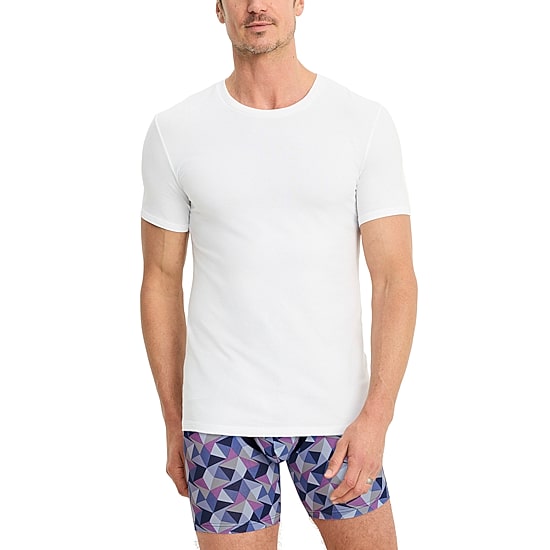 Jockey Mens 3 Pack Short Sleeve Crew Neck Moisture Wicking T-Shirt