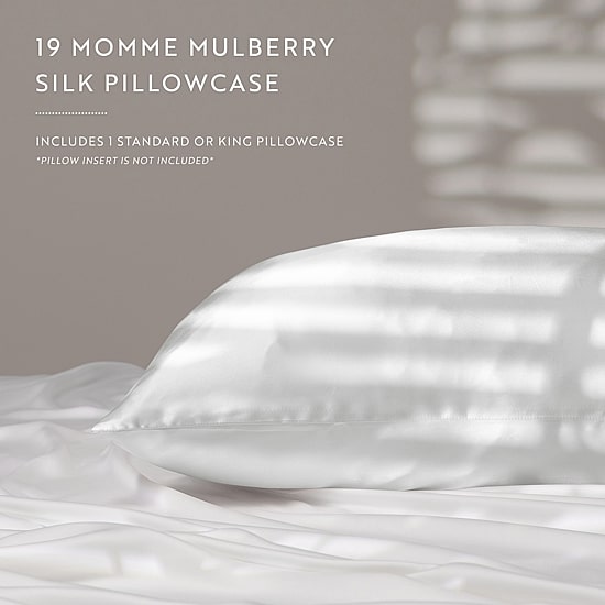 Casual Comfort Luxurious 100% Mulberry Silk Pillowcase