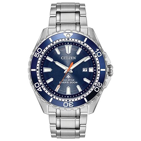 Citizen Promaster Diver Mens Silver Tone Stainless Steel Bracelet