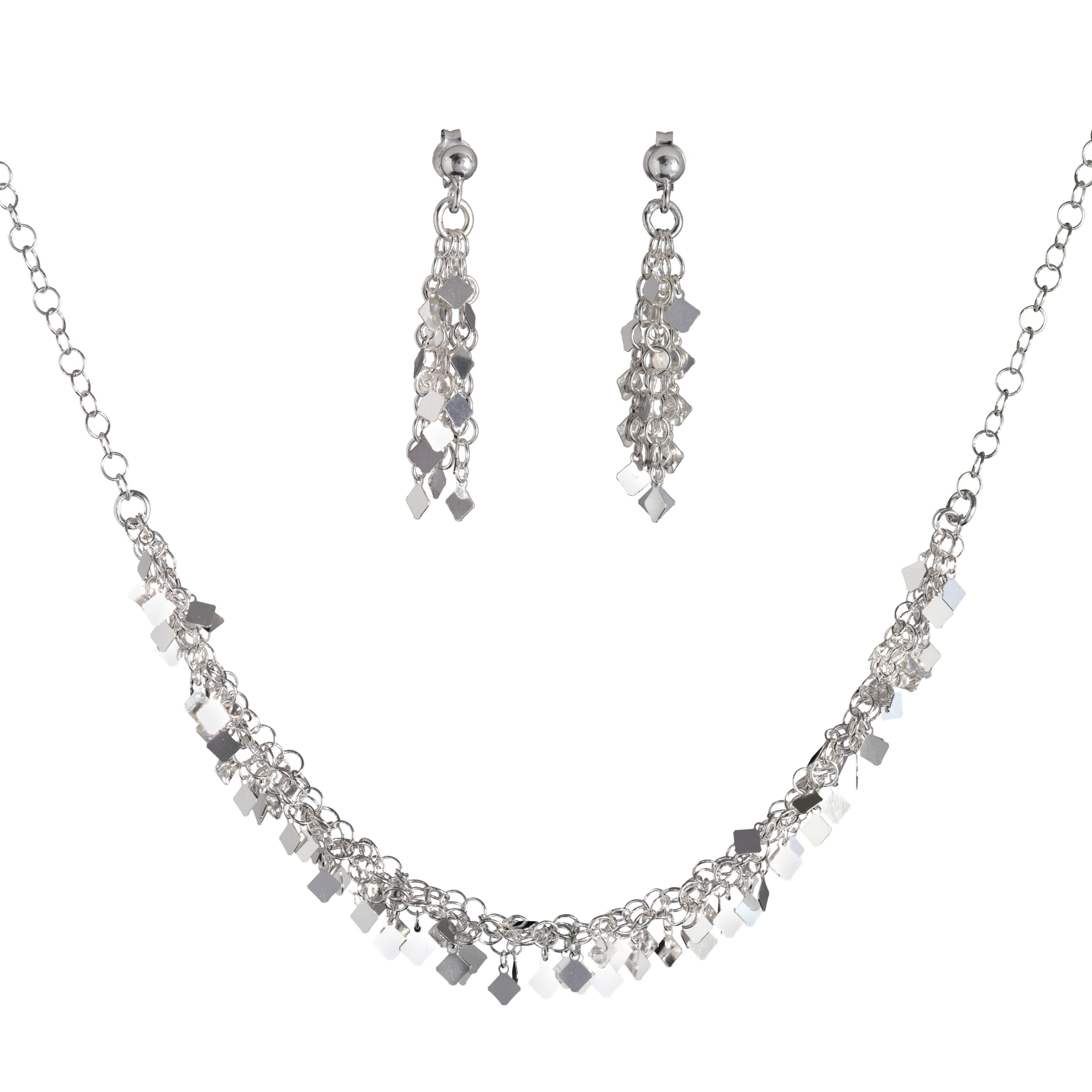 Made in Italy Womens Sterling Silver 2-pc. Jewelry Set