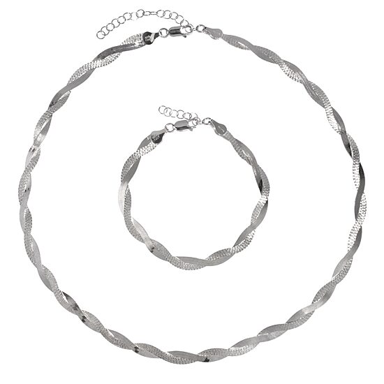 Made in Italy Womens Sterling Silver 2-pc. Jewelry Set